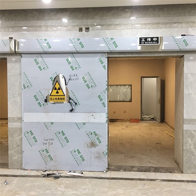 巴中双扇电动防护铅门